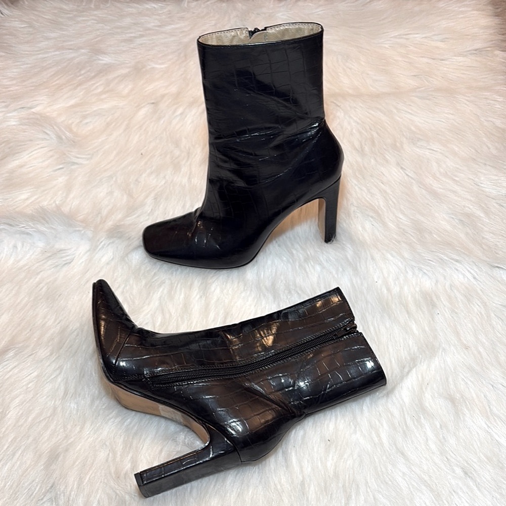 EGO Black Heeled Boots